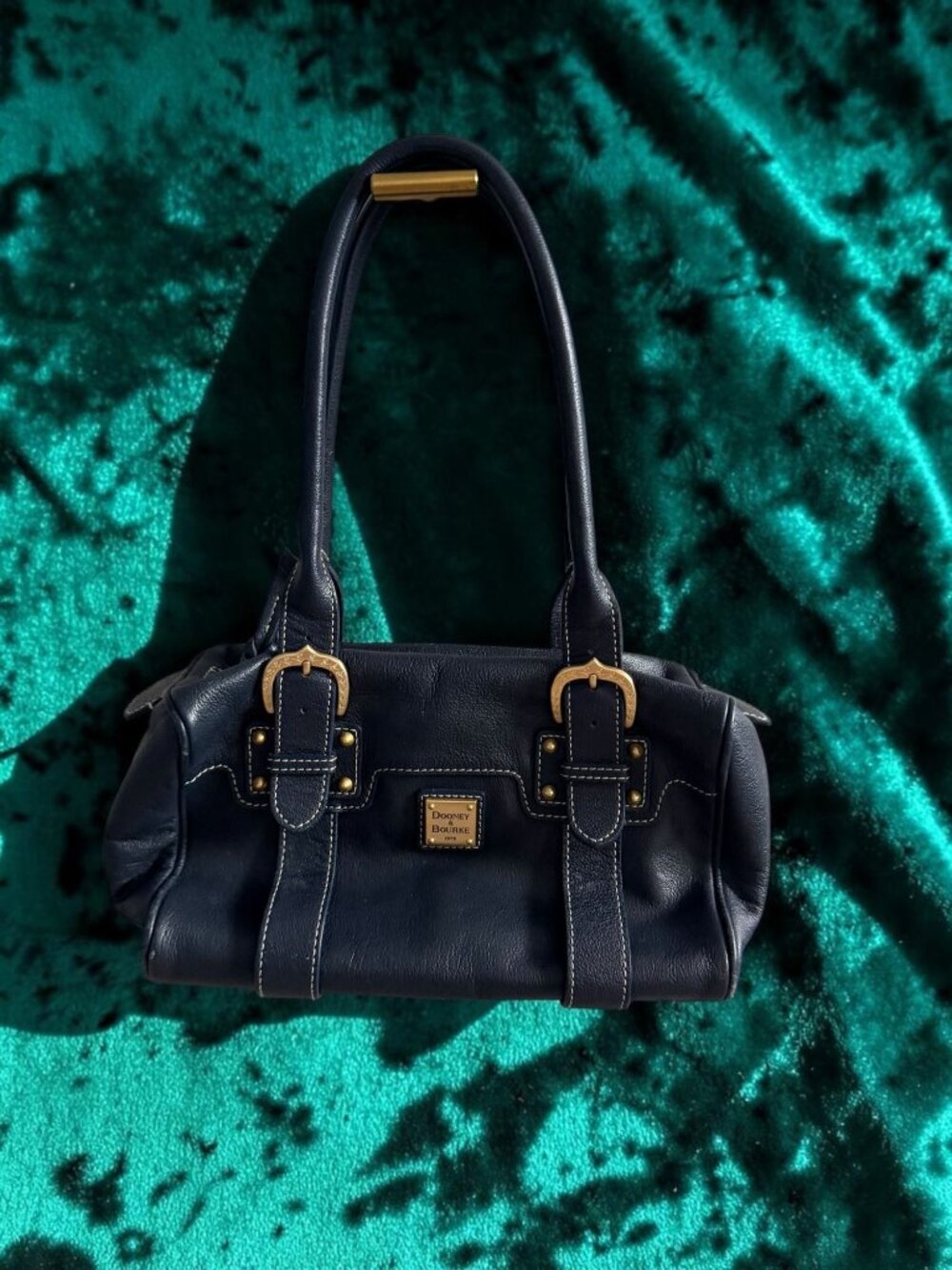 DOONEY & BOURKE Navy Blue Satchel Shoulder Handbag
